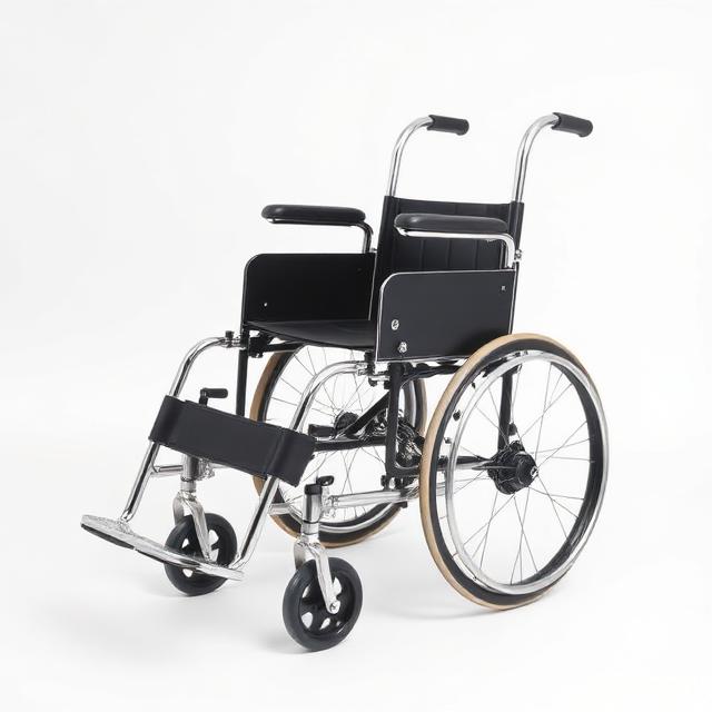 Basic Foldable Wheelchair on rent in Thiruvananthapuram